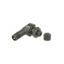Tubeless valve for racing rim 8.3mm. Black