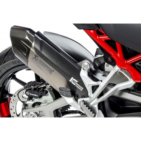 Ilmberger Carbon Matte Exhaust Heat Shield for Akrapovic Silencer – Ducati Multistrada V4