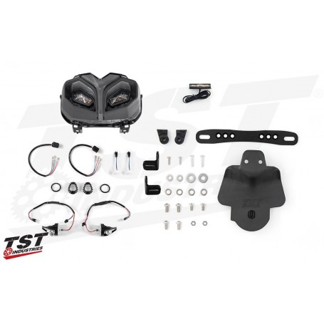TST Hyperpack Bundle for Yamaha MT-10 (2022+) Low Mount - Red Washers