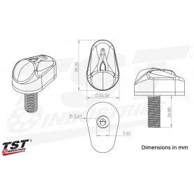 TST LED Front Flushmount Turn Signals