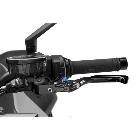 Puig Clutch Lever 4.0. Black Exten/Black Selector/Blue