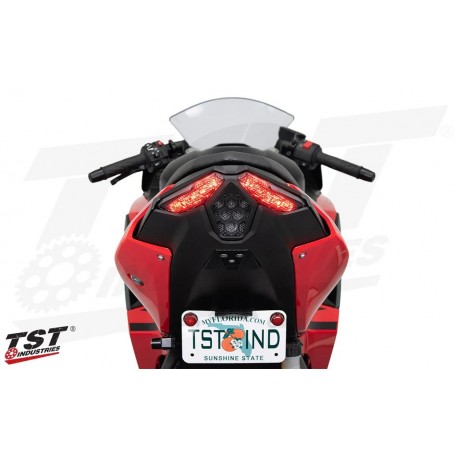 TST Programmable and Sequential LED Integrated Tail Light for Kawasaki Ninja 500 / Z500 2024+