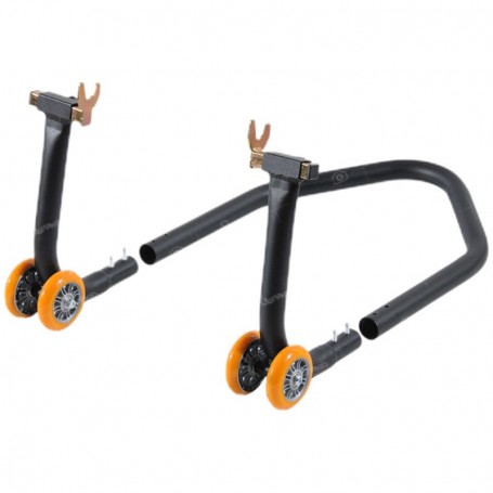 LighTech Modular Iron Rear Stand with Sliding Blocks and 4 Wheels