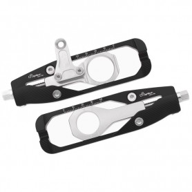 LighTech Chain Adjuster for Yamaha R6 (17) with Rear Brake caliper Support (pair)