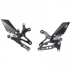 LighTech Adjustable Rear Sets with Fold Up Footpegs. Standard Shifting