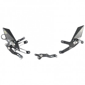 LighTech Adjustable Rear Sets with Fold Up Footpegs