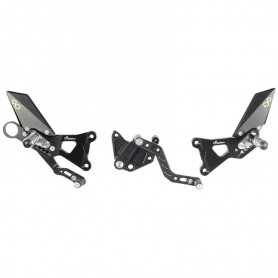 LighTech Adjustable Rear Sets with Fold Up Footpegs