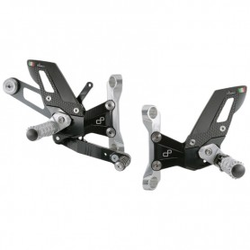 LighTech Adjustable Rear Sets with Fold Up Footpegs