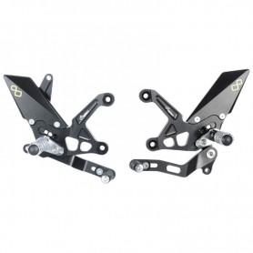 LighTech Adjustable Rear Sets with Fold Up Footpegs