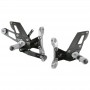 LighTech Adjustable Rear Sets with Fixed Footpegs