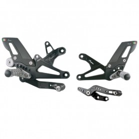 LighTech Adjustable Rear Sets with Fold Up Footpegs