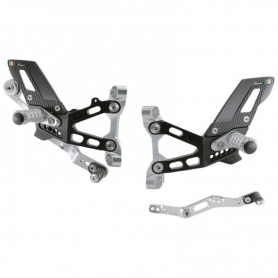 LighTech Adjustable Rear Sets with Fixed Footpeg