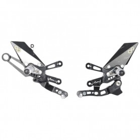 LighTech Adjustable Rear Sets with Fixed Footpegs. Reverse Shifting