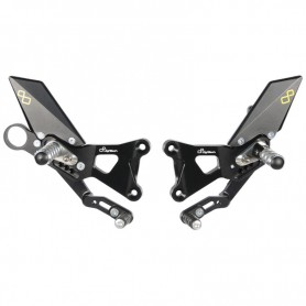 LighTech Adjustable Rear Sets with Fold Up Footpegs