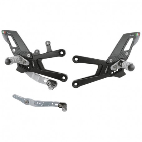 LighTech Adjustable Rear Sets with Fold Up Footpegs