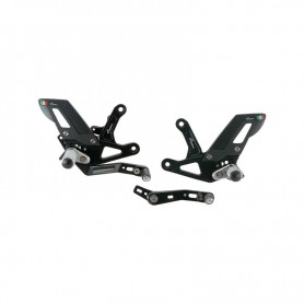 LighTech Adjustable Rear Sets with Fixed Footpegs