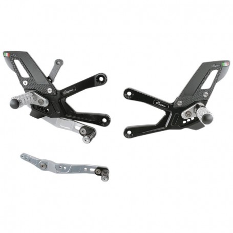 LighTech Adjustable Rear Sets with Fixed Footpegs