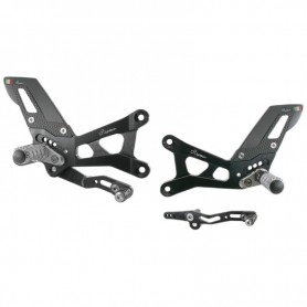 LighTech Adjustable Rear Sets with Fixed Footpegs