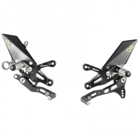 LighTech Adjustable Rear Sets with Fixed Footpegs