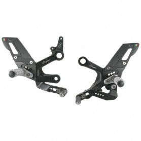 LighTech Adjustable Rear Sets with Fixed Footpegs