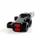 HEL Performance Rear Master Cylinder - Dual Ported Black (Requires 12mm Banjo/Banjo Bolt )