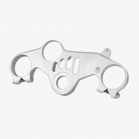 Bonamici Aluminum top Triple Clamp Yamaha YZF R6 Street 17- - SILVER