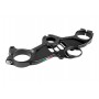 Bonamici Aluminum top Triple Clamp Kawasaki ZX-10R Street 21- - BLACK