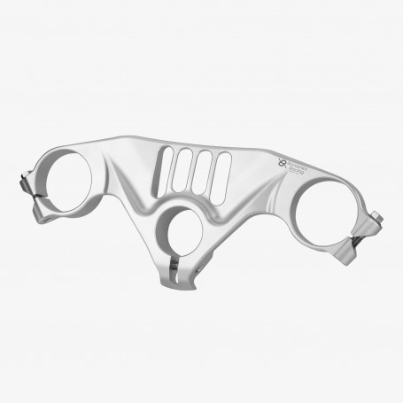 Bonamici Aluminum top Triple Clamp Ducati Panigale V4/V4S 18- - V4R 19-22 - SILVER