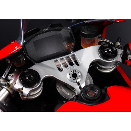 Bonamici Aluminum top Triple Clamp Ducati Panigale V2 20- -SILVER