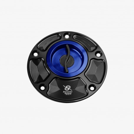 Bonamici Aluminum Tank Cap for MV Agusta F4 - B4 97-09 - BLUE