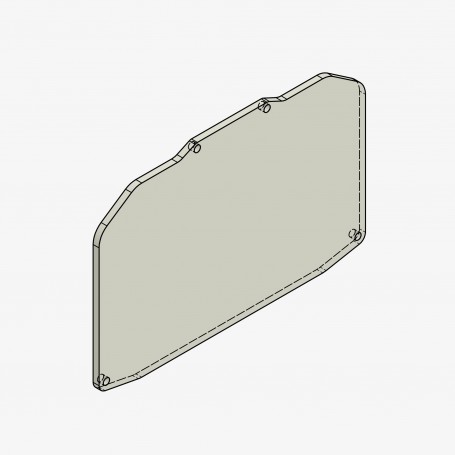 Bonamici PMMA Glass Spare Part Aprilia RSV4 Factory/Tuono V4 21-