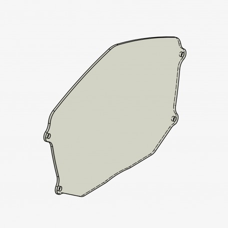 Bonamici PMMA Glass Spare Part Aprilia RS 660