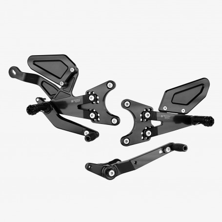 Bonamici Aluminum Rearsets Yamaha YZF R1/R1M Akrapovich 15/22