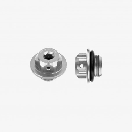 Bonamici Aluminum Oil Cap for Suzuki M20x1.5 - SILVER