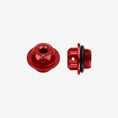 Bonamici Aluminum Oil Cap for Suzuki M20x1.5 - RED