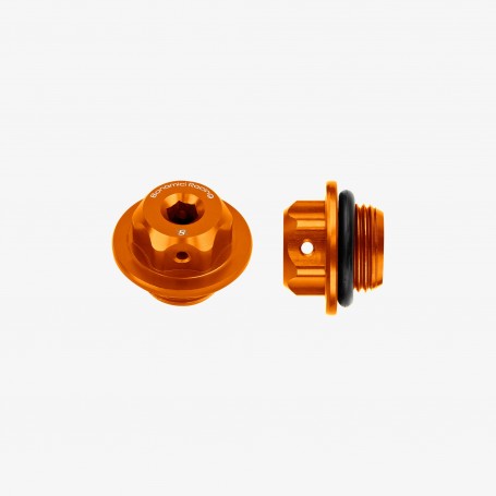 Bonamici Aluminum Oil Cap for Suzuki M20x1.5 - ORANGE