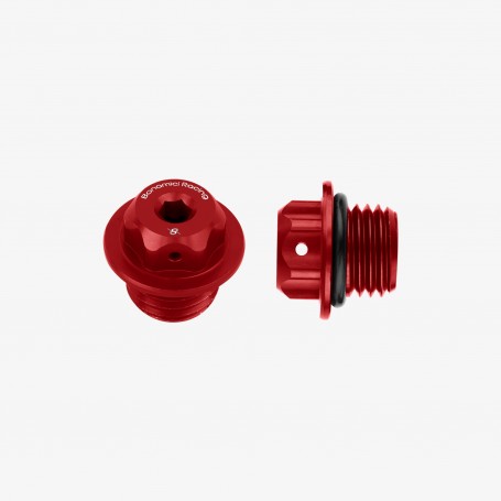 Bonamici Aluminum Oil Cap for Triumph Street Triple 765 R/RS - Speed Triple 1200 RS/RR M20x2.5 - RED