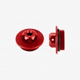 Bonamici Aluminum Oil Cap for Kawasaki M30x1.5 - RED