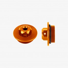 Bonamici Aluminum Oil Cap for Kawasaki M30x1.5 - ORANGE