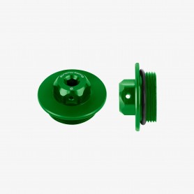 Bonamici Aluminum Oil Cap for Kawasaki M30x1.5 - GREEN