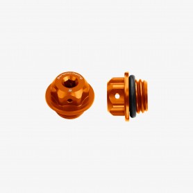 Bonamici Aluminum Oil Cap for Honda - Ducati 848/1098/1198 M19.5x2.5 - ORANGE