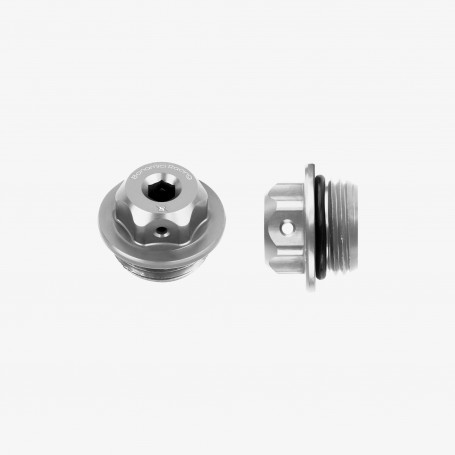 Bonamici Aluminum Oil Cap for BMW M24x2 - SILVER