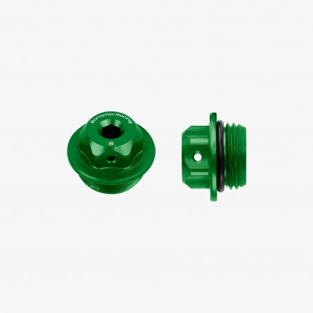 Bonamici Aluminum Oil Cap for BMW M24x2 - GREEN