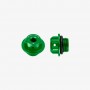 Bonamici Aluminum Oil Cap for Aprilia Tuareg M18x1.5 - GREEN