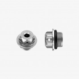 Bonamici Aluminum Oil Cap for Aprilia RS660 M20x1.5 - SILVER