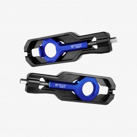 Bonamici Aluminum chain Adjuster Yamaha YZF R1 20-  - BLUE