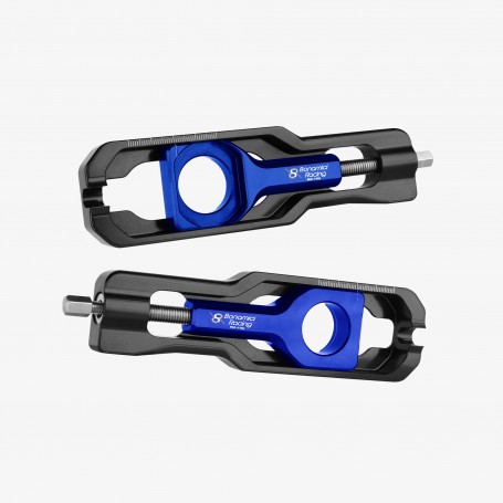 Bonamici Aluminum chain Adjuster Kawasaki ZX-10R 16- - BLUE