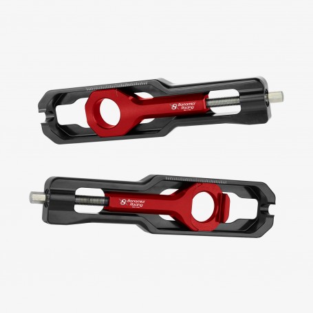 Bonamici Aluminum chain Adjuster Aprilia RSV4-RSV4 Factory-Tuono V4 21- - RED