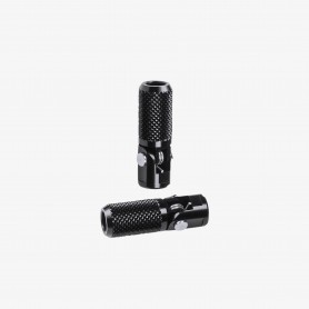 Bonamici Aluminum Pair of Knurled Fold up Front Pegs 