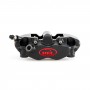 HEL Performance MK2 Brake Calipers 108mm Fork 32mm Pistons - Black Anodised Fin Back Caliper